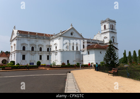 La Cattedrale Sé di Santa Catarina, noto come SE Cathedral, Old Goa. Foto Stock