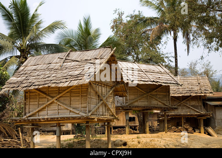 Laos, Oudomsai provincia, vicino a Pak Beng, un villaggio del Laos di montagna Foto Stock