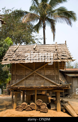 Laos, Oudomsai provincia, vicino a Pak Beng, un villaggio del Laos di montagna Foto Stock