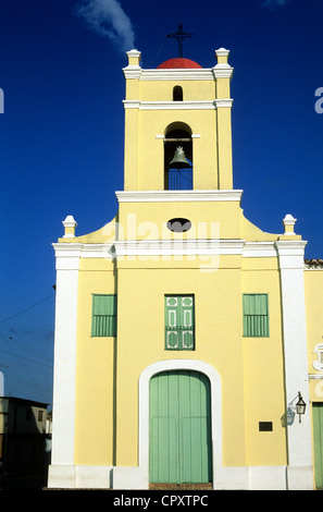 Cuba Camaguey Provincia Camaguey centro storico di Camagüey elencati come patrimonio mondiale dall' UNESCO San Juan de Dios cappella quadrata Foto Stock