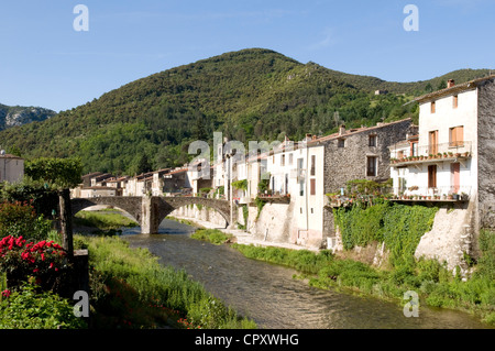 Francia Gard Causses Cevennes Mediterraneo agro pastorale paesaggio culturale sono classificati come patrimonio mondiale dall' UNESCO Sumene Le Foto Stock