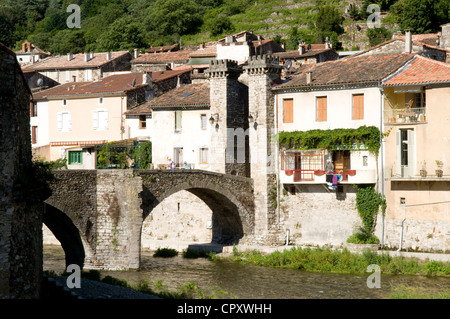 Francia Gard Causses Cevennes Mediterraneo agro pastorale paesaggio culturale sono classificati come patrimonio mondiale dall' UNESCO Sumene Le Foto Stock