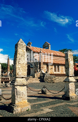 Repubblica Dominicana La Romana provincia Altos de Chavon rievocazione storica del villaggio italiano sul lato mediterraneo datata XVI secolo Foto Stock