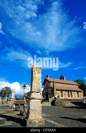 Repubblica Dominicana La Romana provincia Altos de Chavon rievocazione storica del villaggio italiano sul lato mediterraneo datata XVI secolo Foto Stock