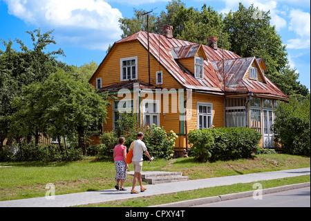 La Lituania (paesi baltici), Alytus County, Druskininkai, health resort del XIX secolo Foto Stock