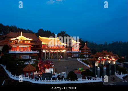 Taiwan, Nantou distretto, Sole Luna Regione del Lago, il Tempio di Confucio (Wenwu tempio) Foto Stock