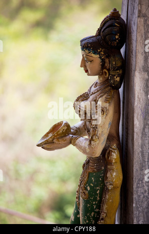 Antico induismo dio scultura in Sri Lanka Foto Stock