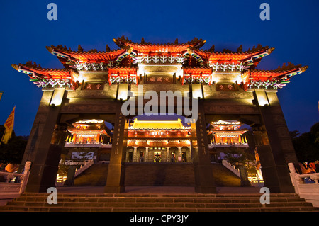 Taiwan, Nantou distretto, Sole Luna area del lago, il Tempio di Confucio (Wen-Wa) Foto Stock