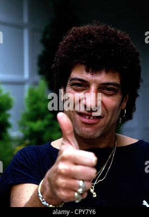 Mungo Jerry, rock and blues band inglese, ritratto del cantante Ray Dorset, 1987, Foto Stock