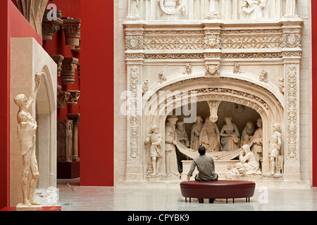 Francia, Parigi, Palais de Chaillot, Cite de l'Architecture et du Patrimoine (città dell'architettura e del patrimonio), getta gallery, Foto Stock