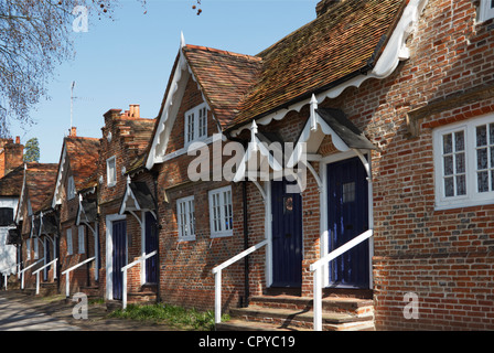 Gli ospizi di carità Castle Street Farnham Surrey in Inghilterra REGNO UNITO Foto Stock