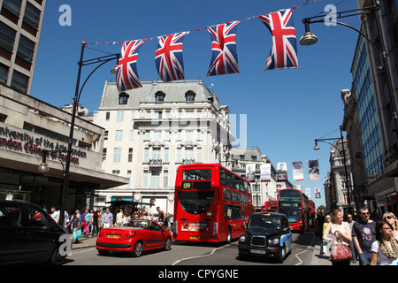 Oxford Street, London, England, Regno Unito Foto Stock