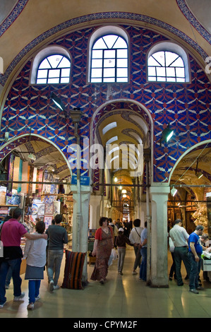 Il Grand Bazaar di Istanbul - Turchia Foto Stock