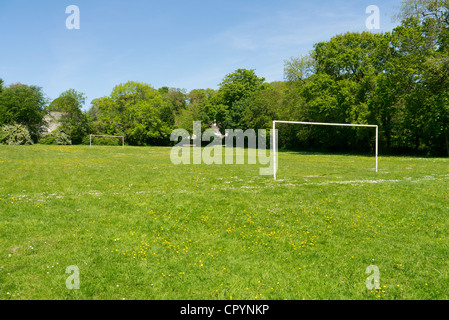 Parco Campo da calcio, Charlestown Cornwall Regno Unito. Foto Stock