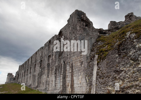 Fortezza forte Cherle, Folgaria, provincia del Trentino, Italia, Europa Foto Stock