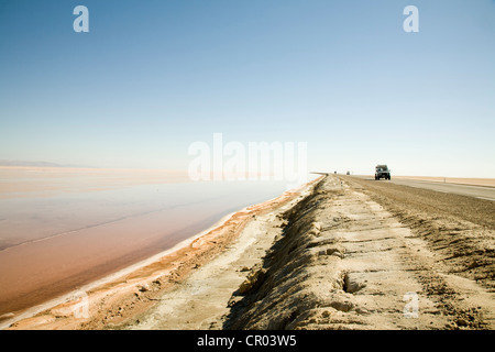 La Tunisia, Tozeur Governatorato, Chott El Jerid, deserto di sale Foto Stock