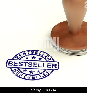 Best-seller timbro Mostra Top Rated o leader Foto Stock