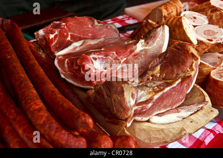 Tradizionale cibo rumeno, deve precisare in particolare per il mese di dicembre. Foto Stock