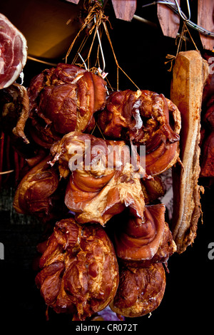 Tradizionale cibo rumeno, deve precisare in particolare per il mese di dicembre. Foto Stock