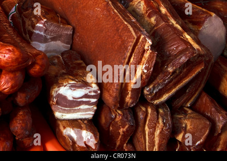 Tradizionale cibo rumeno, deve precisare in particolare per il mese di dicembre. Foto Stock