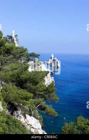 Francia, Bouches du Rhone, Marsiglia, Sugiton Calanque (calanchi Parco Nazionale dal 2012/04/18) Foto Stock