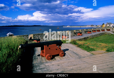 Canada, Nova Scotia, Acadia, fortezza Louisbourg Foto Stock