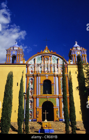Messico, Stato di Oaxaca, Ocotlan de Morelos, Santa Ana Zegache Chiesa Foto Stock