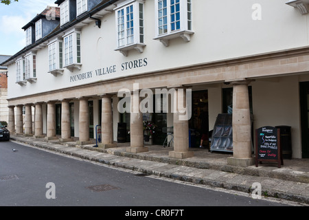 Edifici di Poundbury - costruito secondo il Principe di Galles architettonica e urbanistica principi. Foto Stock