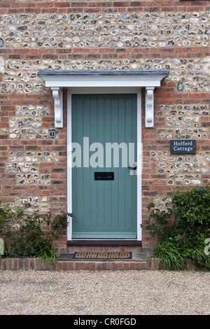 Edifici di Poundbury, Dorset, una nuova città abbracciando il Principe di Galles la visione architettonica. Foto Stock