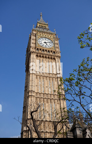 Il Big Ben Clock Tower, London, England, Regno Unito Foto Stock