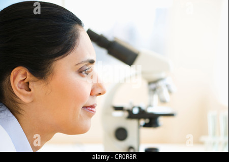 Stati Uniti d'America, New Jersey, Jersey City, Profilo di scienziato Foto Stock