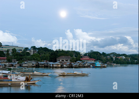 Filippine, Isola di Bohol, Tagbilaran il porto Foto Stock