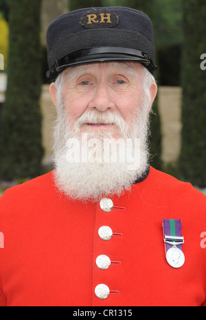 Chelsea titolare di pensione o di rendita della RHS Chelsea Flower Show 2012 Chelsea Londra Foto Stock