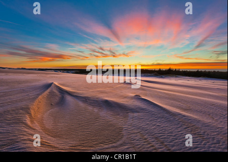 Stati Uniti d'America, Oregon, Coos County, vista costiera con dune di sabbia Foto Stock