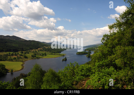 Regina della vista, Loch Tummel, Perthshire Foto Stock