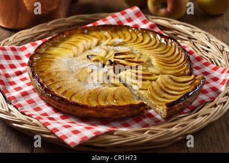 Tarte fine aux pommes francese crostata di Apple Foto Stock