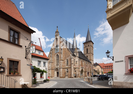 Chiesa Parrocchiale di Santa Maria del Rosario e San Regiswindis, Cattedrale di Steigerwald, Gerolzhofen, bassa Franconia, Franconia Foto Stock