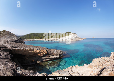 Cala Matzocs vicino a Torre Aubarca, Sierra de Arta, Maiorca, isole Baleari, Spagna, Europa Foto Stock