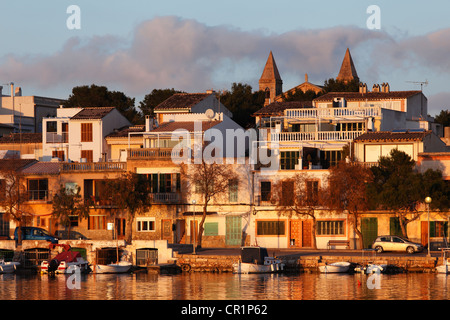 Porto Colom, Maiorca, isole Baleari, Spagna, Europa Foto Stock