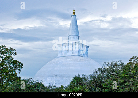 Ruvanvelisaya Dagoba, Anuradhapura, Sri Lanka Foto Stock