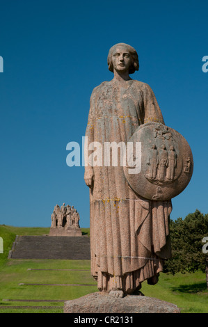 Francese memoriale nazionale alla seconda battaglia della Marna, 'Les Fantomes', 'fantasmi' Foto Stock