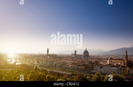 Vista aerea di Firenze, Italia Foto Stock