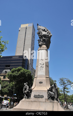 Memorial Floriana square di Rio de Janeiro in Brasile Foto Stock