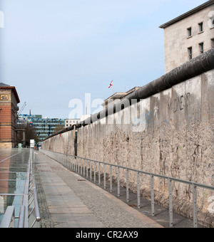 I resti del muro di Berlino a Berlino Germania Foto Stock