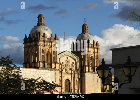 Città di Oaxaca chiesa di Santo Domingo Messico Patrimonio Mondiale dell'Unesco Foto Stock