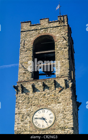 Europa Italia Toscana Provincia di Arezzo Bibbiena vista con