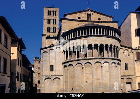 Europa Italia Toscana Arezzo Pieve di Santa Maria in Piazza Grande Foto Stock