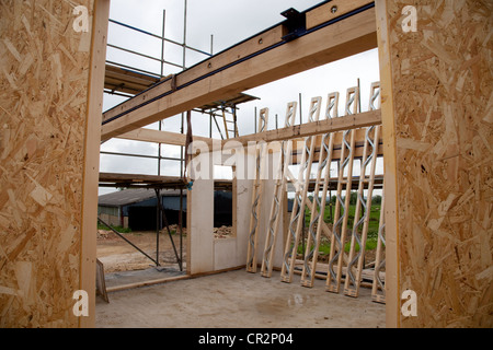 Sistemi di lupo WS 200 Easi-travetto Colemans Hill Farm Ecobuild Mickleton REGNO UNITO Foto Stock