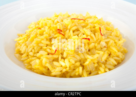 Risotto allo Zafferano, Foto Stock