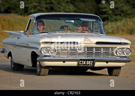 La NSRA (National Street Rod Association) Nostalgia cittadini drag racing event alla Contea di Shakespeare Raceway, UK. Foto Stock